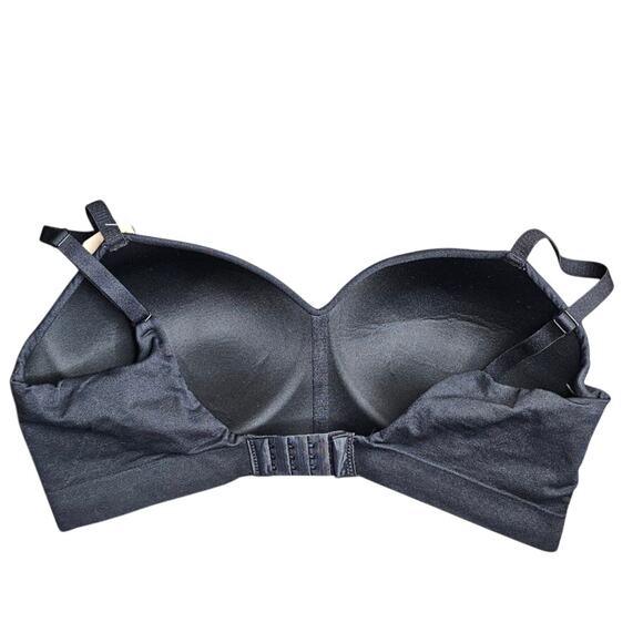 NWT Truekind supportive comfort wireless shaping bra black molded cup size Large - Picture 4 of 5